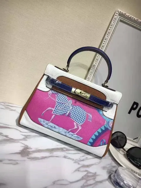 2019 new genuine leather luxury design handbag Keyy ostrich grain cowhide women's bag Original leather shoulder diagonal package