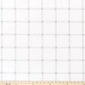Aaron French Grey Slub Canvas Fabric By Premier Prints