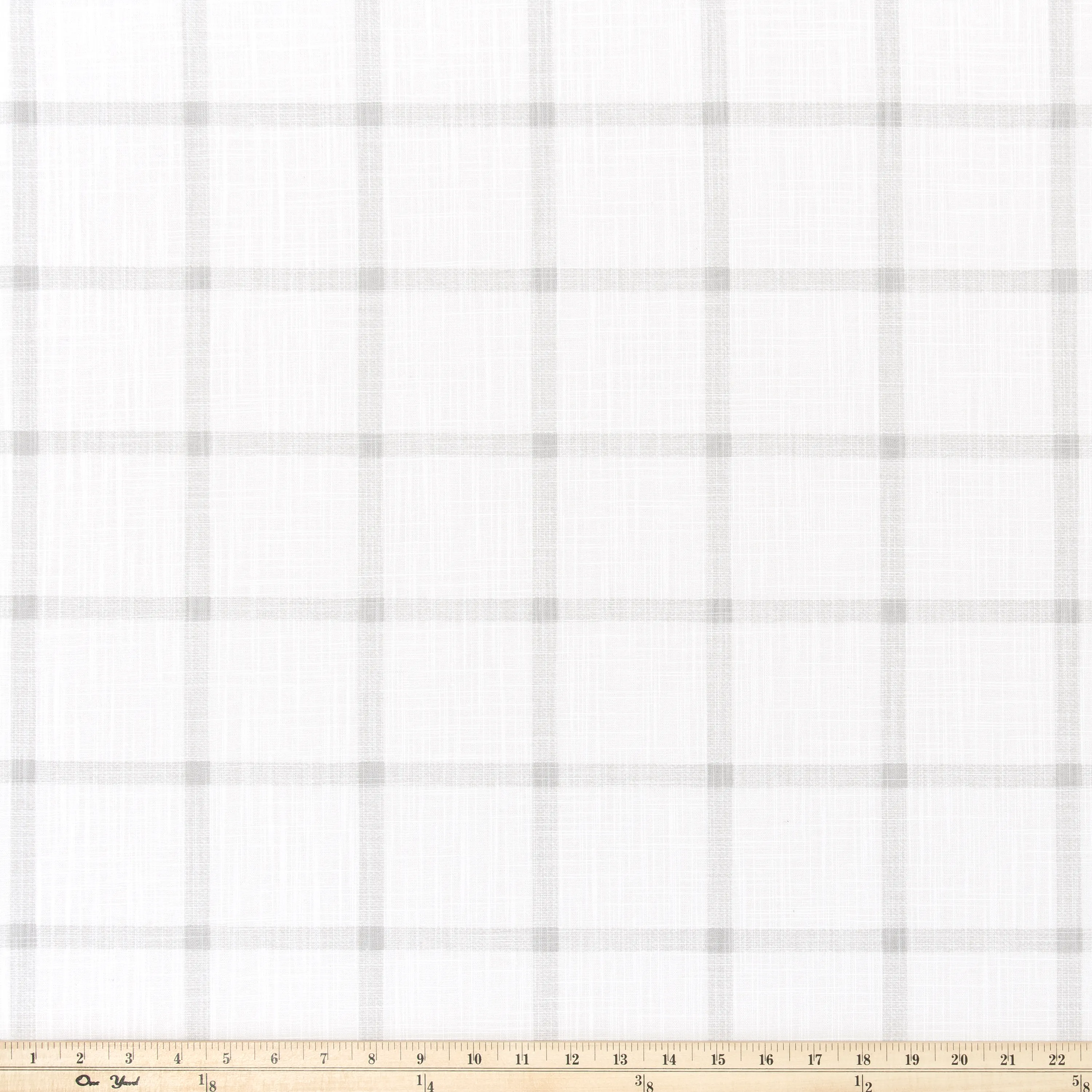 Aaron French Grey Slub Canvas Fabric By Premier Prints