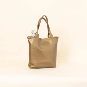 Abbey Tote All Leather Bronze