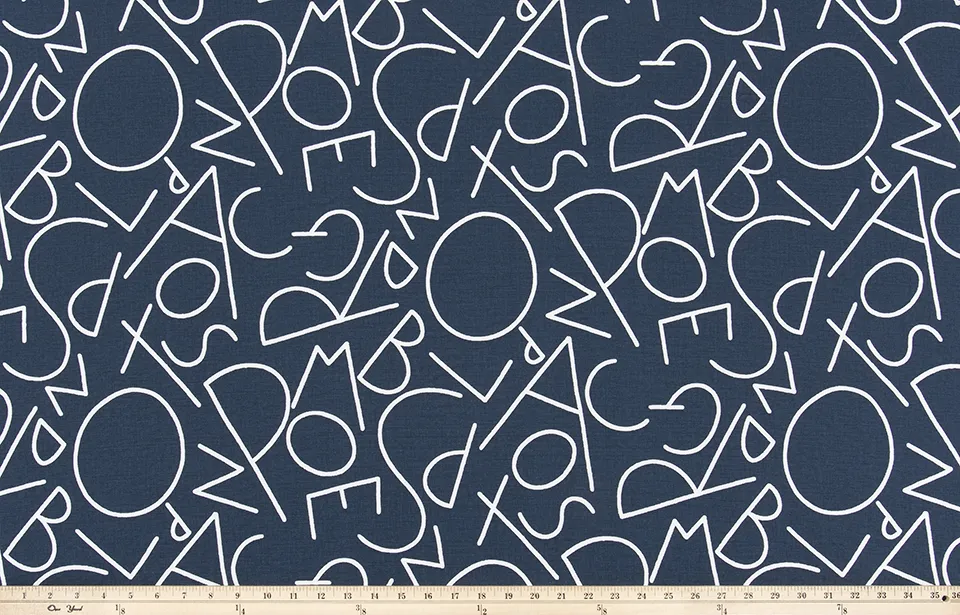 ABC Italian Denim Fabric By Premier Prints