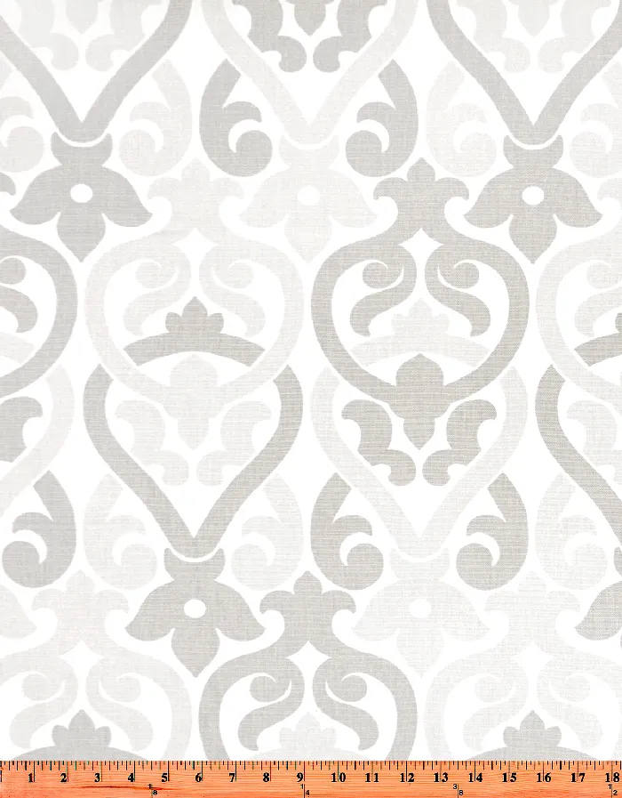 Alex French Grey Fabric By Premier Prints