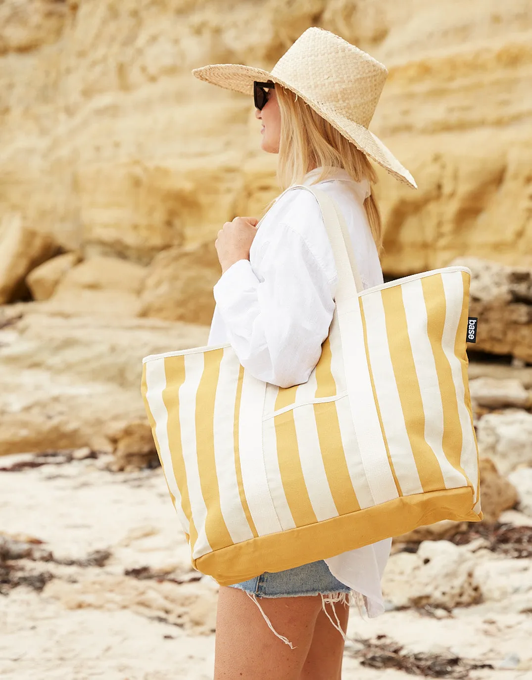 All Day Base - Mustard Stripe