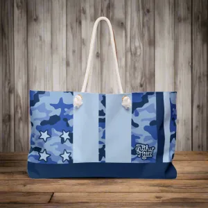 All Star Blue Camo Weekender Bag