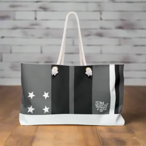 All Star White Gray Black Weekender Bag