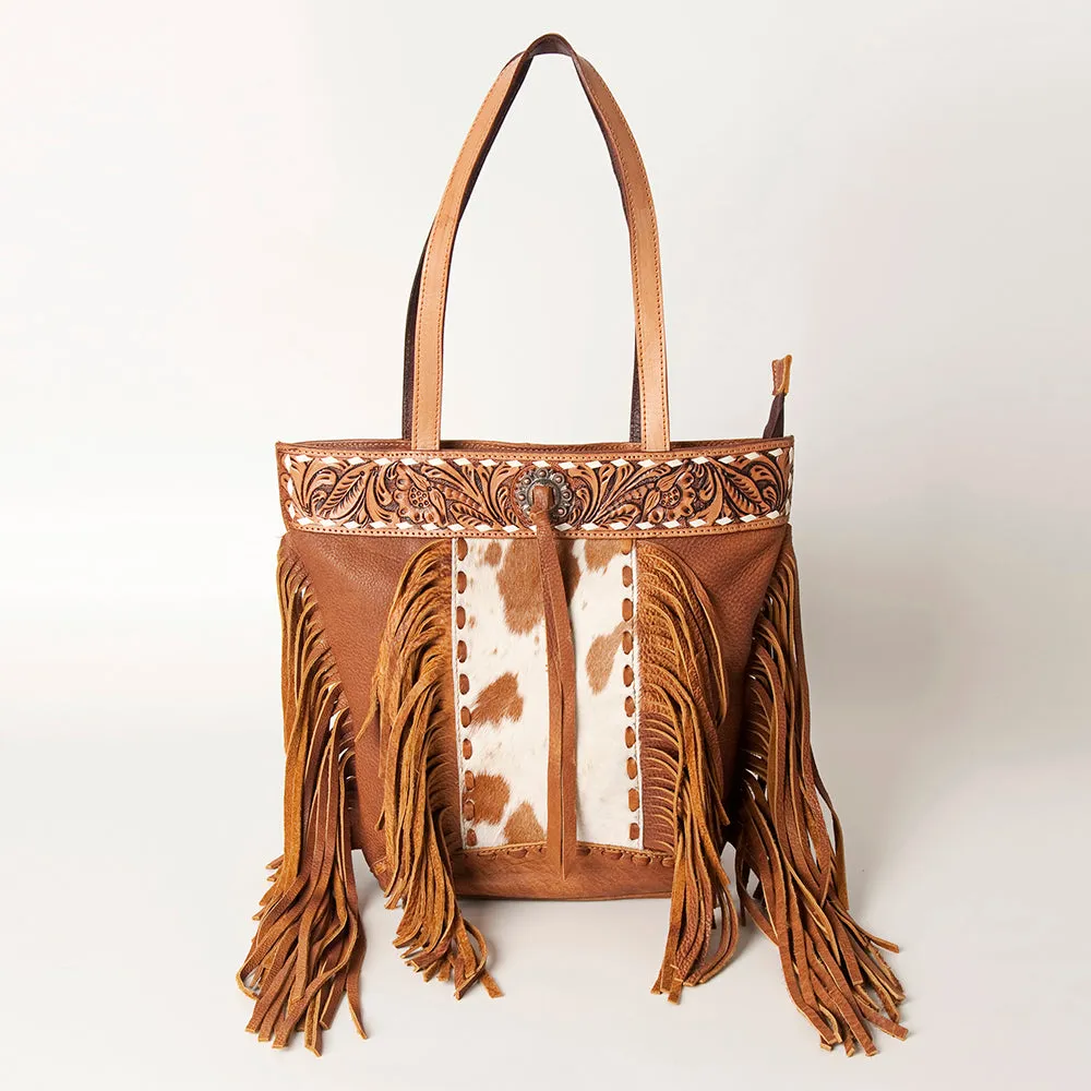 American Darling ADBGA190 Tote Hair-On Genuine Leather Women Bag Western Handbag Purse