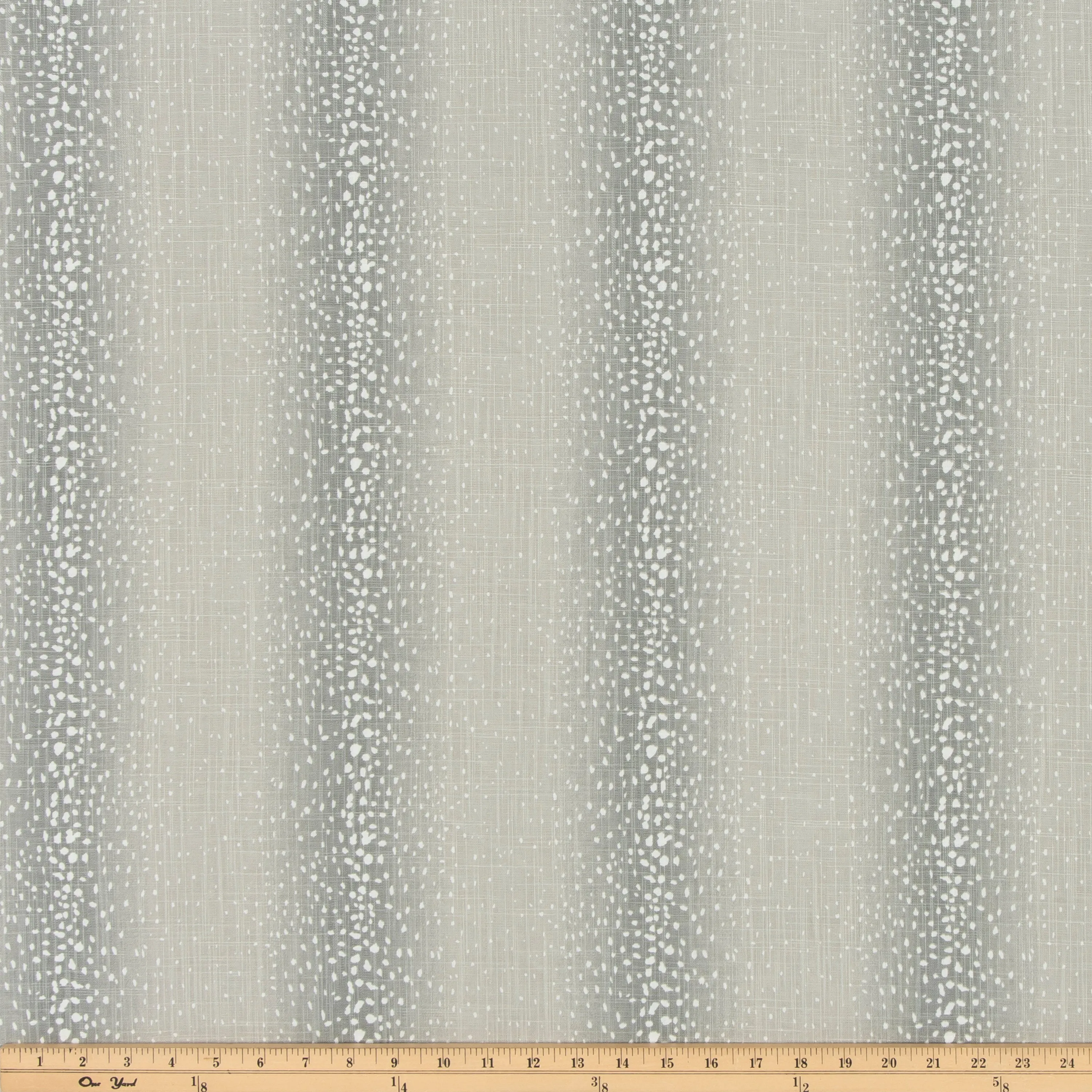 Antelope French Grey Slub Canvas Fabric By Premier Prints
