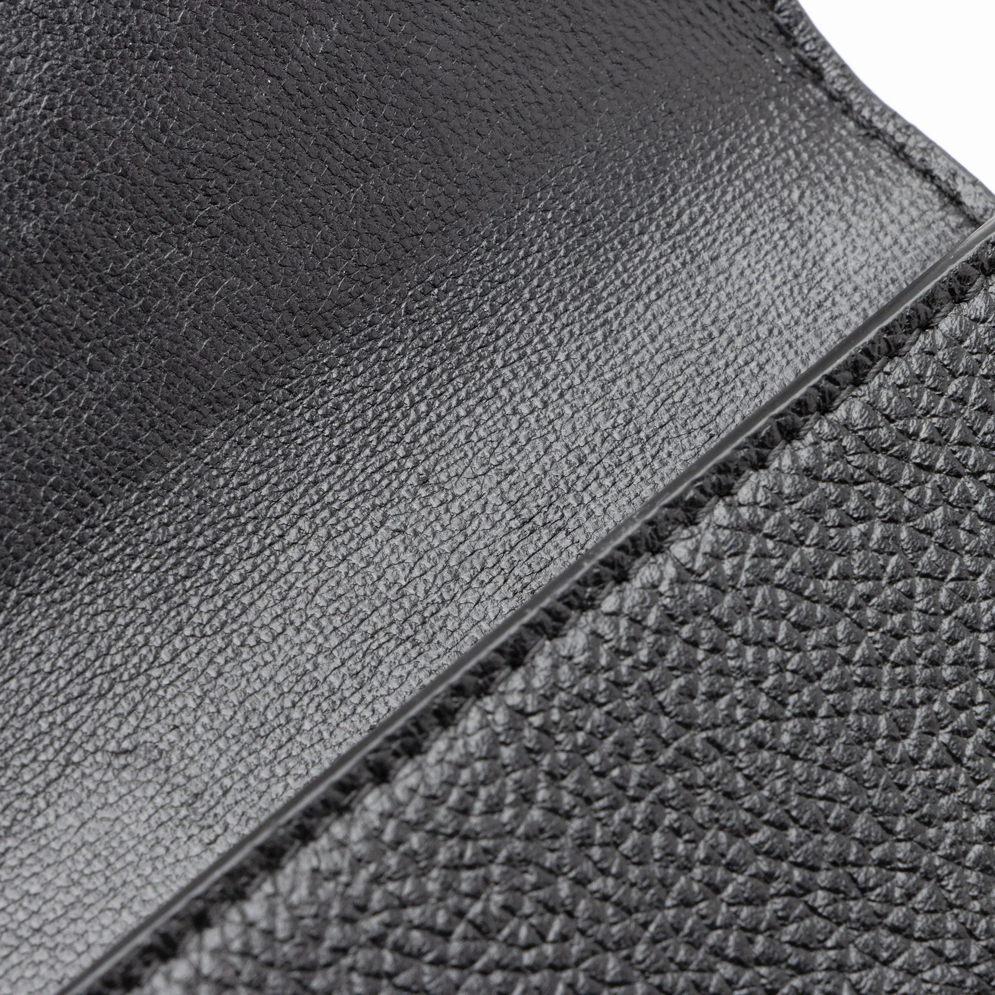Balenciaga Grained Calfskin Logo Cash Phone Card Holder Flap Bag (SHF-23466)