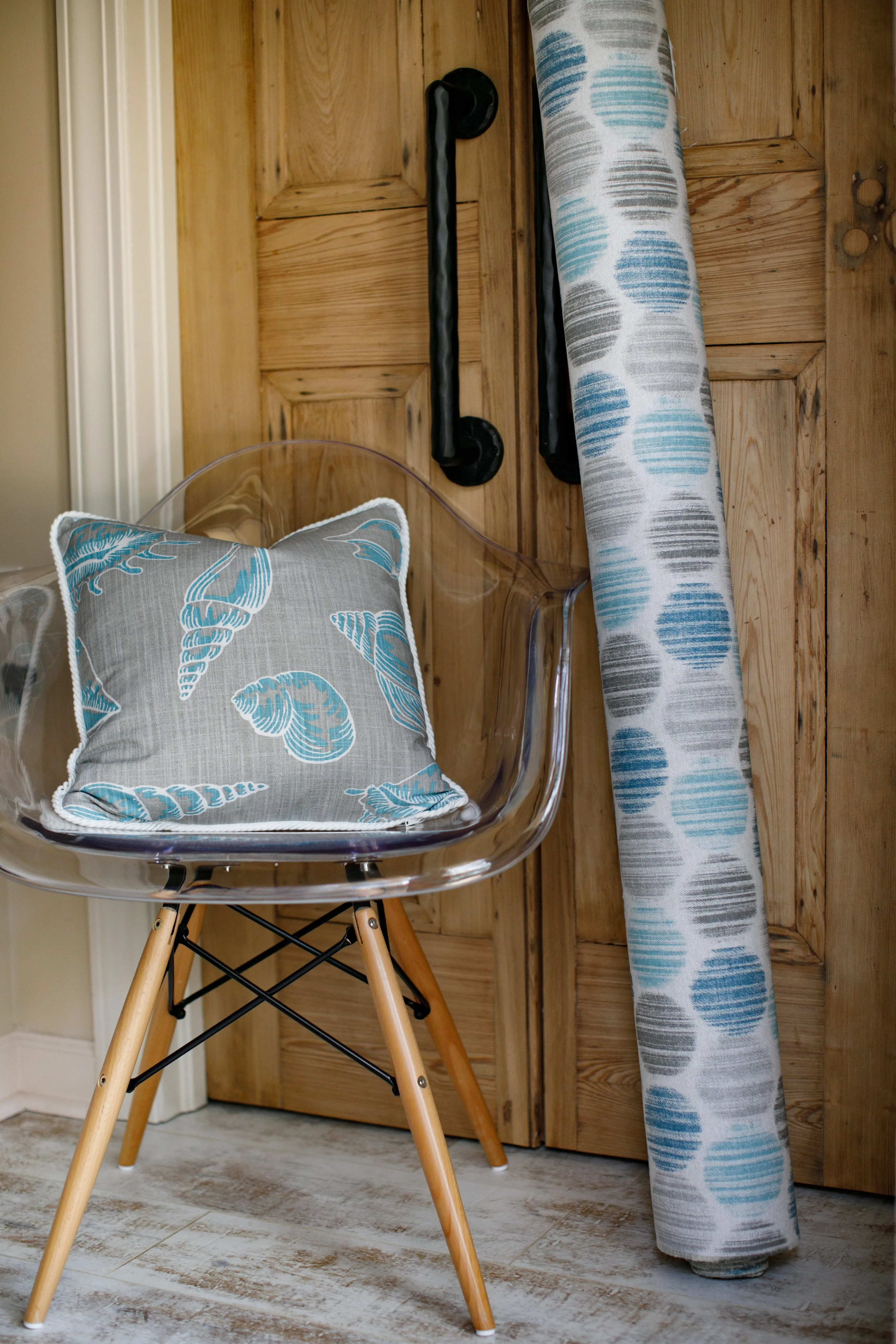 Beach Treasure Fountain Slub Canvas Fabric By Premier Prints