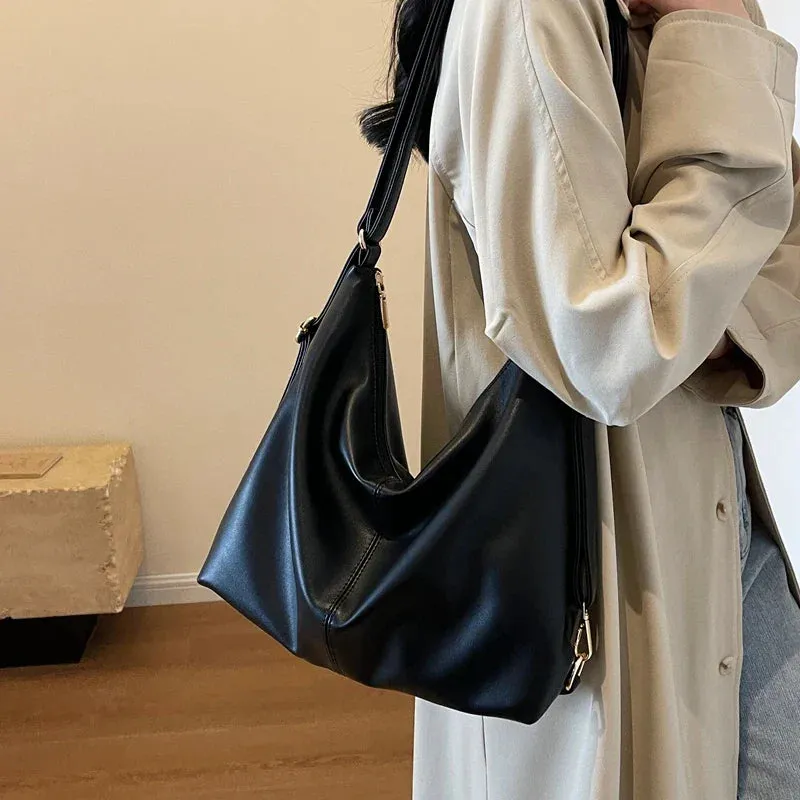 binfenxie  Shoulder Bags And Backpack Dual-use For Women Soft PU Leather Large Capacity Shopper Totes Winter New Luxury Handbags
