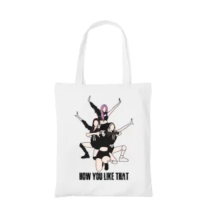Black Pink Tote Bag - How You Like That