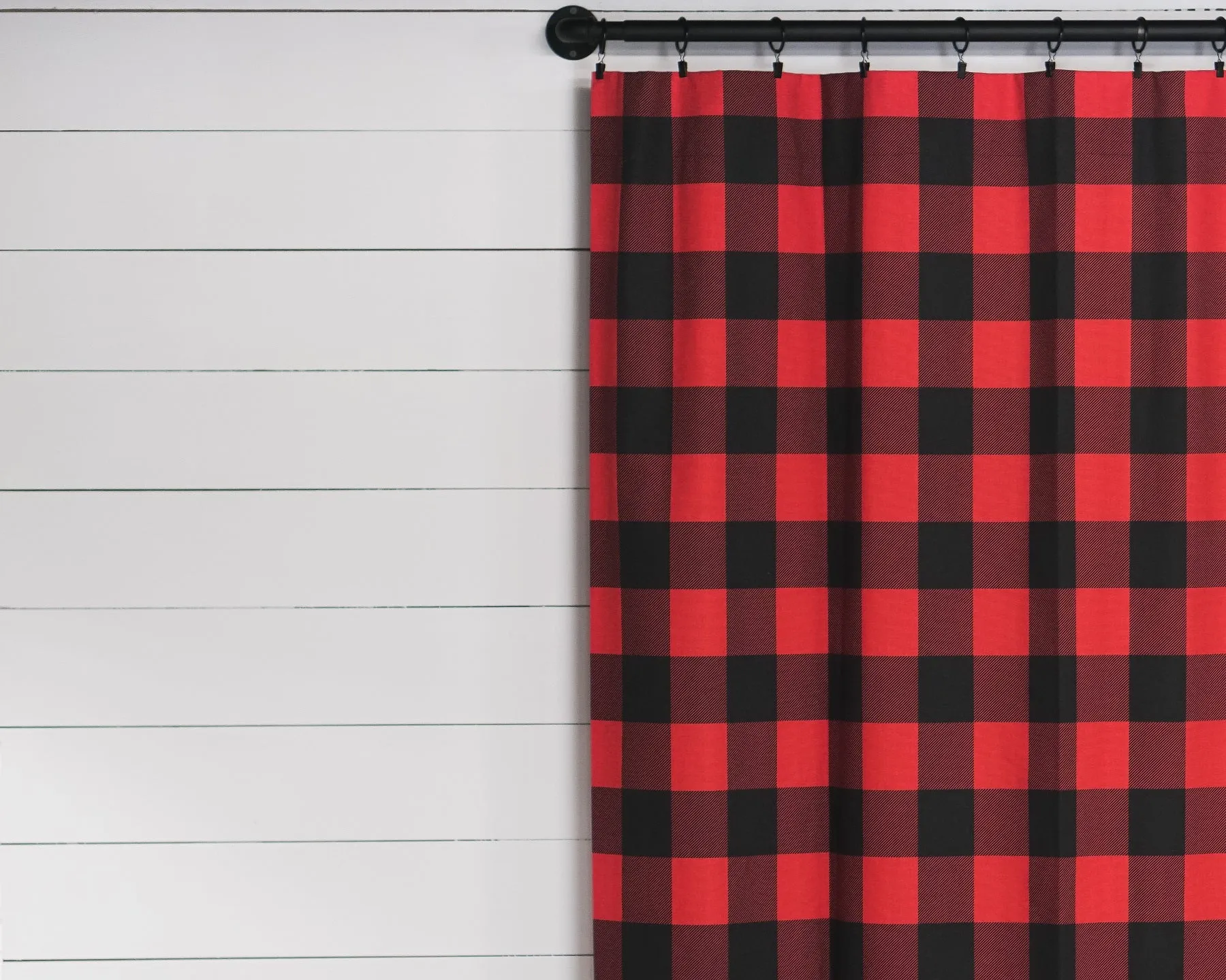 Buffalo Check Red/Black Fabric By Premier Prints