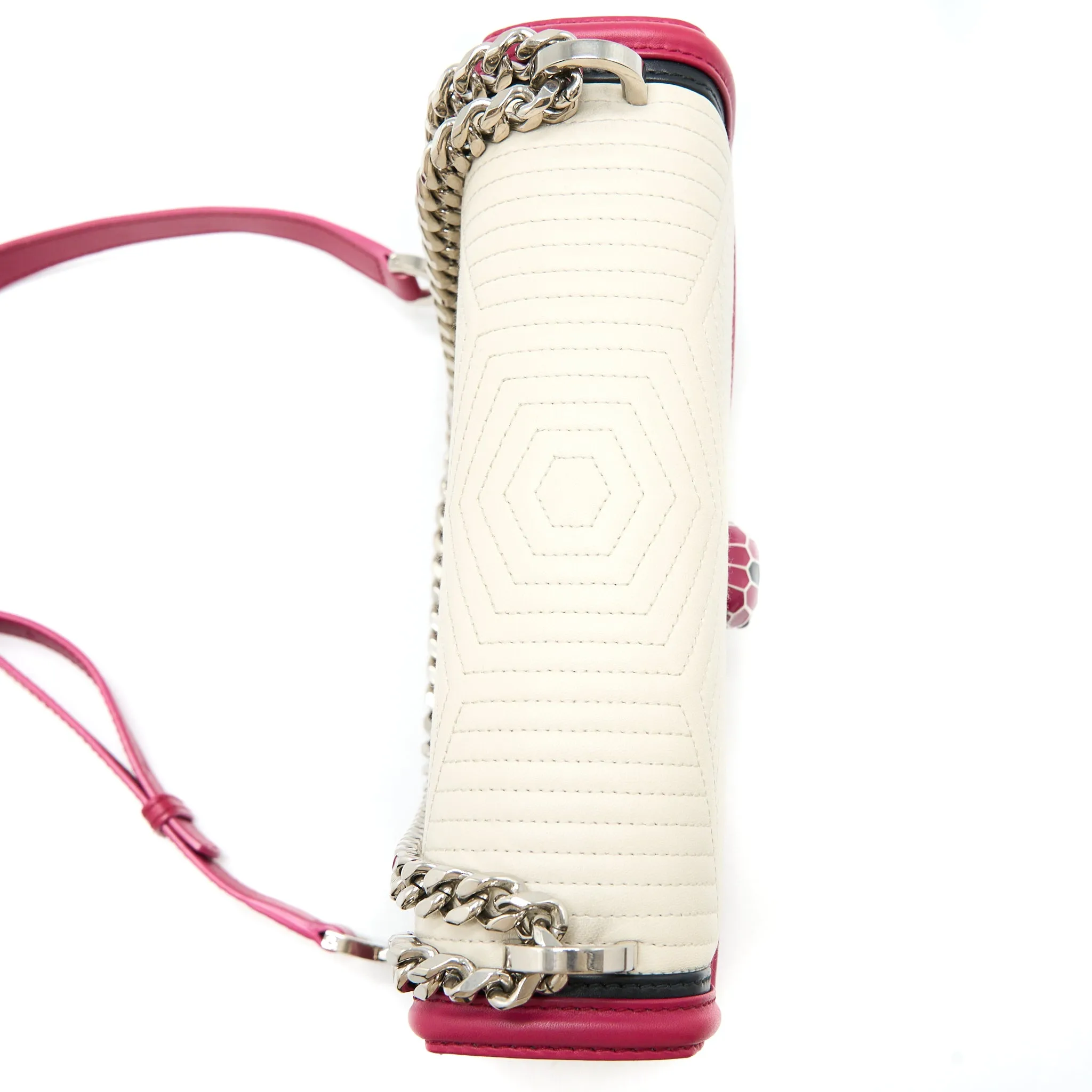 Bvlgari Serpenti Forever Quilted Leather Shoulder Bag Multicolour SHW