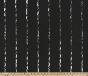Carlo Black Fabric By Premier Prints