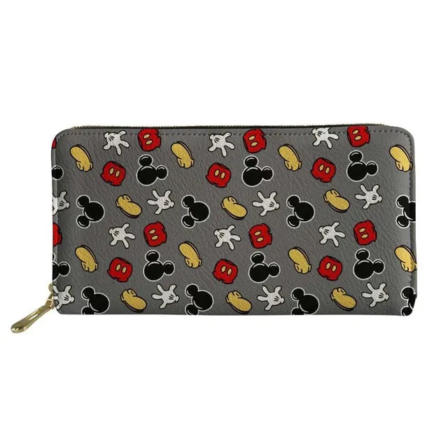 Cartoon Large Tote Shoulder Bag, Mouse Design