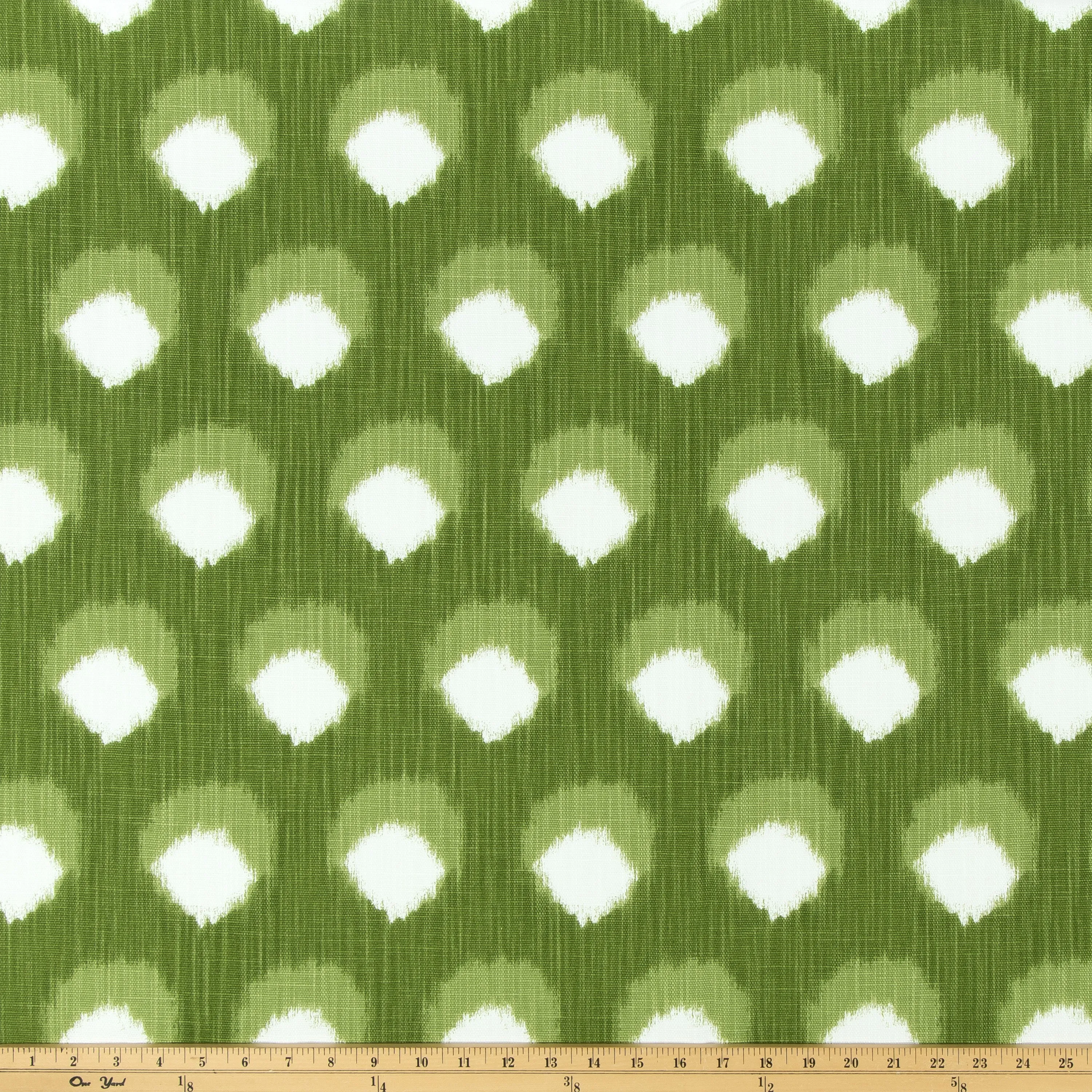 Casa Kale Slub Linen White Fabric By Premier Prints