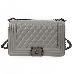 Chain Shoulder Plaid Cross body  Messenger Bag