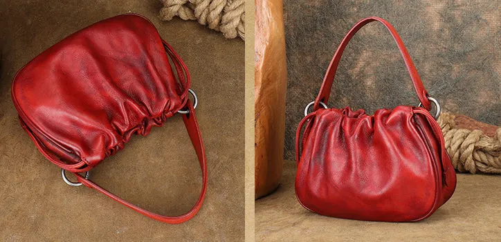 Chic Women's Small Crossbody Handbag Leather Shoulder Purse