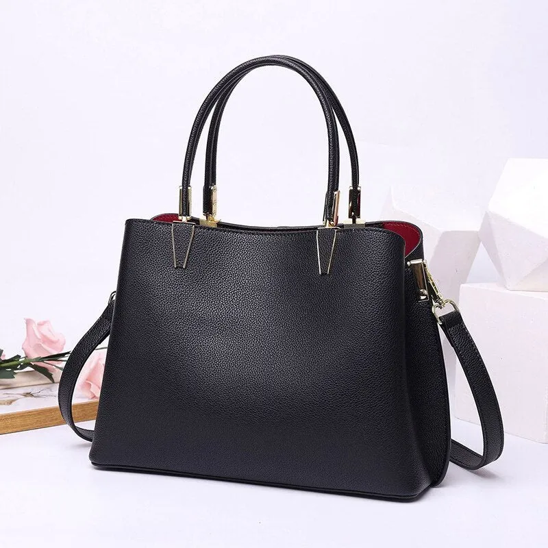 Christmas Gift 100% Real Genuine Leather Women's Handbags Shoulder Bags Luxury Lady Shopping Totes Messenger Bag 2020 Brand Designer Bag Female