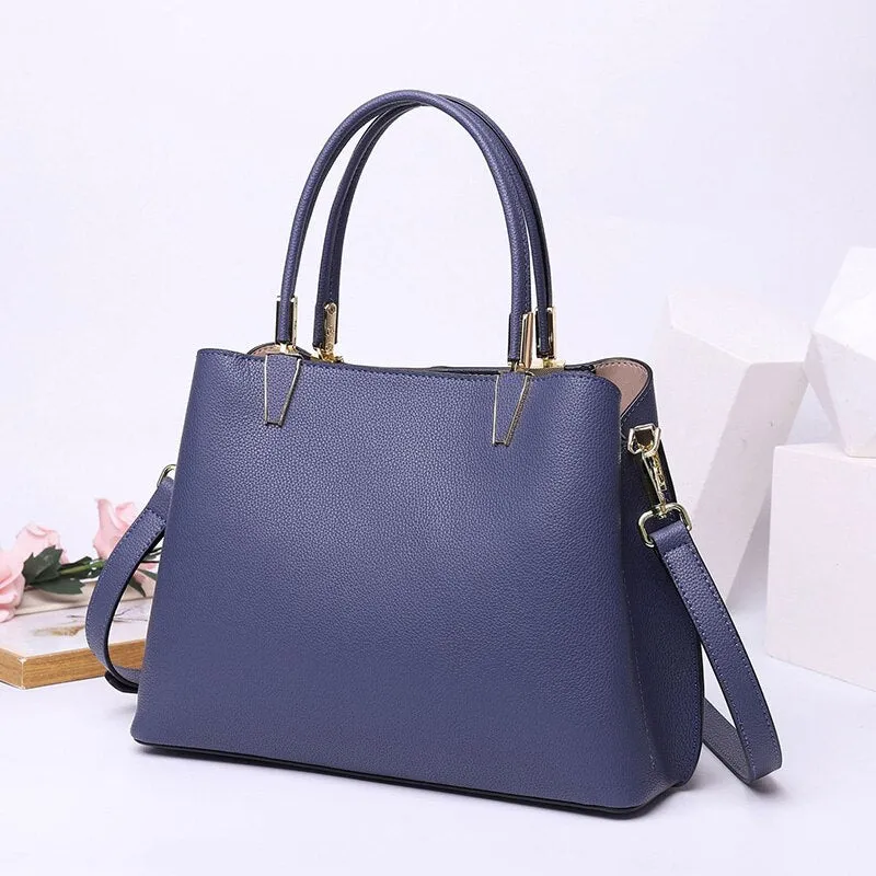 Christmas Gift 100% Real Genuine Leather Women's Handbags Shoulder Bags Luxury Lady Shopping Totes Messenger Bag 2020 Brand Designer Bag Female