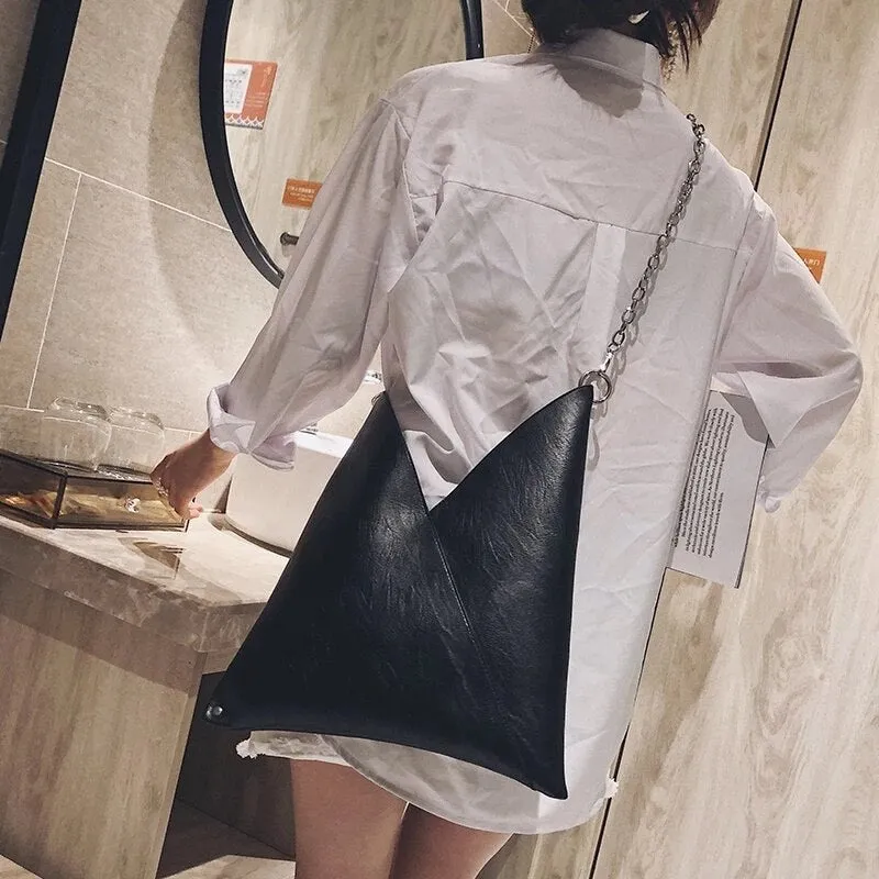 Christmas Gift Fashion Contrast Soft Leather Handbag for Women 2021 Luxury Handbags Women Bags Designer Large Capacity Shoulder Messenger Bag