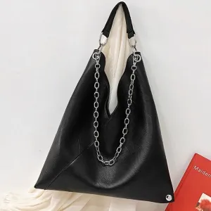 Christmas Gift Fashion Contrast Soft Leather Handbag for Women 2021 Luxury Handbags Women Bags Designer Large Capacity Shoulder Messenger Bag