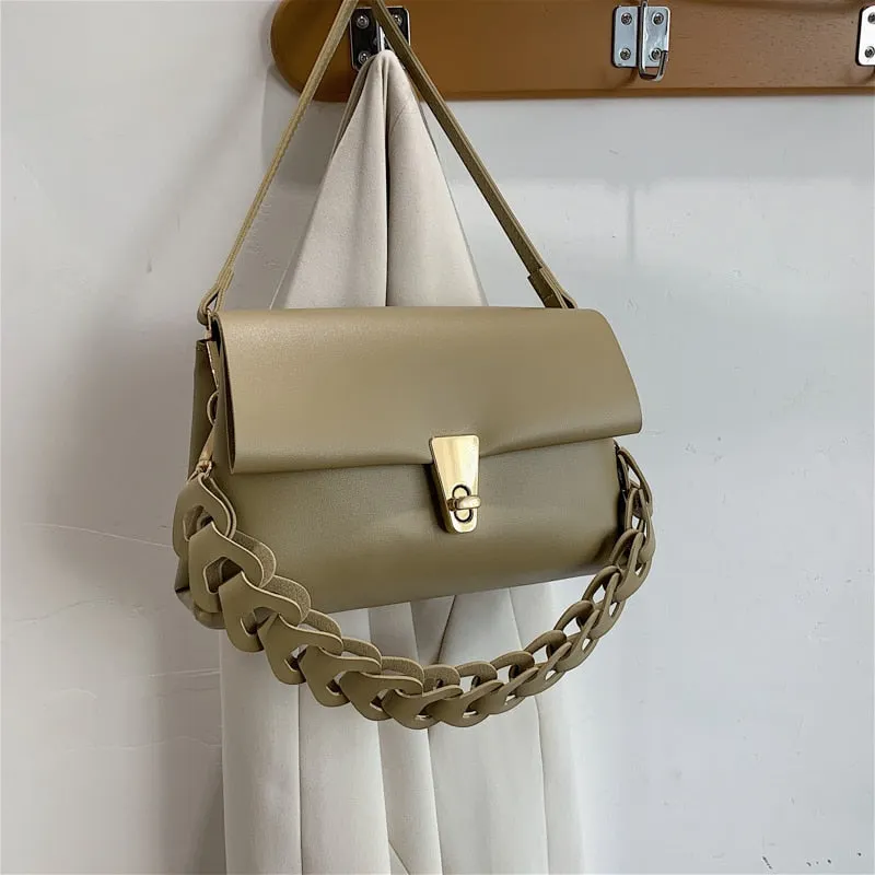 Christmas Gift Small Flap Designer Shoulder Bags for Women 2021 New Luxury Leather Tote Messenger Bag Lady Simple Handbags Yellow Crossbody Bag