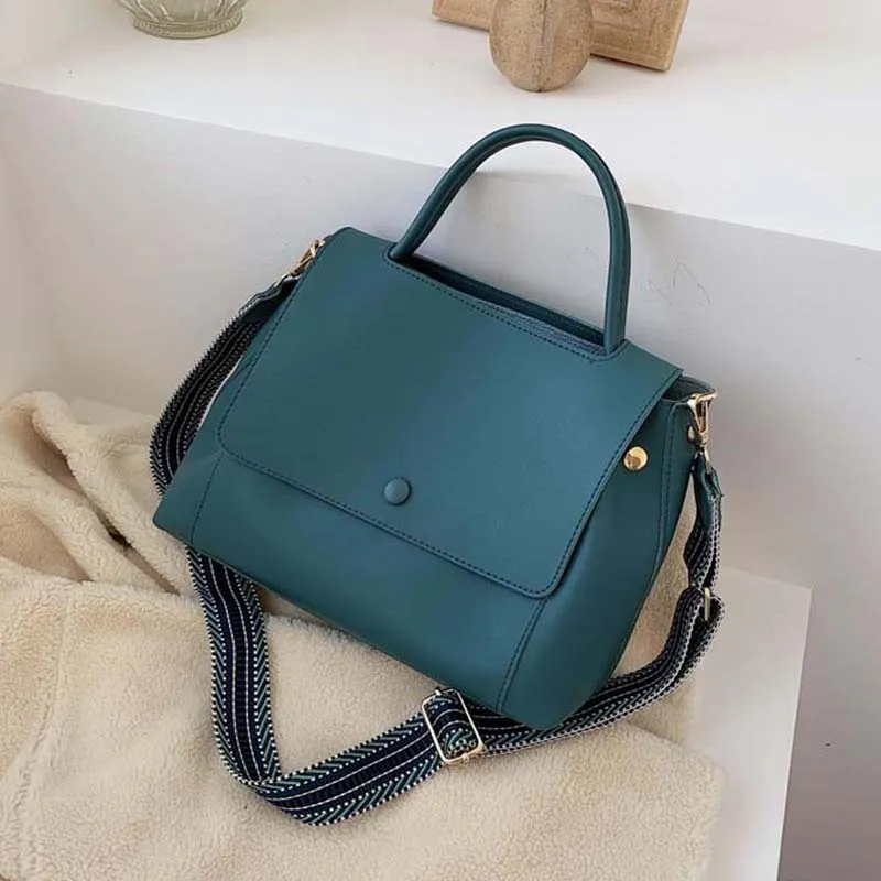 Christmas Gift Vintage Fashion Female Tote Bag 2021 New High Quality PU Leather Women's Designer Handbag High Capacity Shoulder Messenger Bag