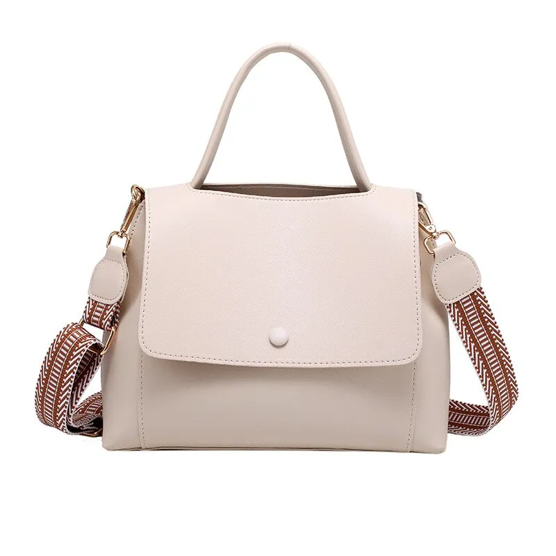 Christmas Gift Vintage Fashion Female Tote Bag 2021 New High Quality PU Leather Women's Designer Handbag High Capacity Shoulder Messenger Bag