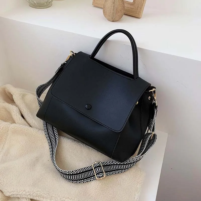 Christmas Gift Vintage Fashion Female Tote Bag 2021 New High Quality PU Leather Women's Designer Handbag High Capacity Shoulder Messenger Bag
