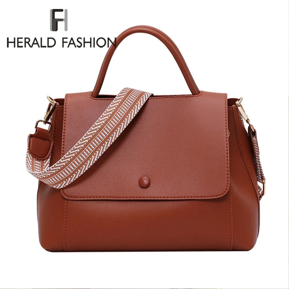 Christmas Gift Vintage Fashion Female Tote Bag 2021 New High Quality PU Leather Women's Designer Handbag High Capacity Shoulder Messenger Bag