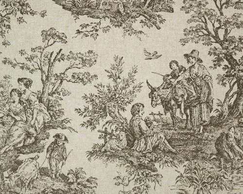 Colonial Black Linen