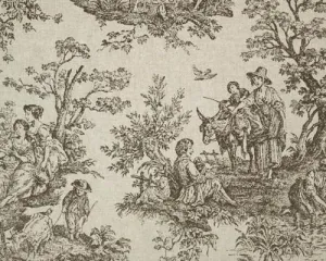 Colonial Black Linen