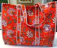Cotton Tote Bags Worth Swooning Over. Piping and Totally Reversible