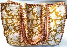 Cotton Tote Bags Worth Swooning Over. Piping and Totally Reversible