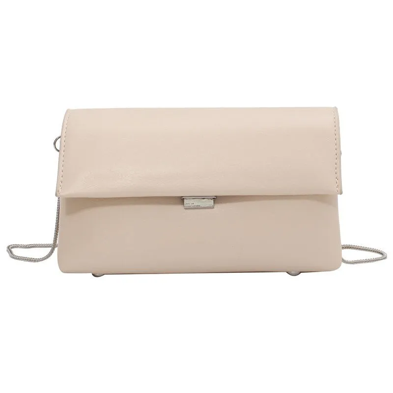 Crossbody Bag Women Shoulder Bag Female Backpack Handbag Luxury Chain Fashion 2021 New PU Leather Simple All-match Solid Color