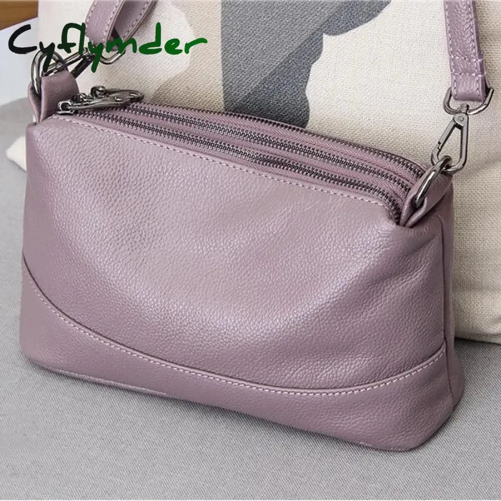 Cyflymder Genuine Leather Shoulder Bag Women's Luxury Handbags Fashion Crossbody Bags for Women Female Totes