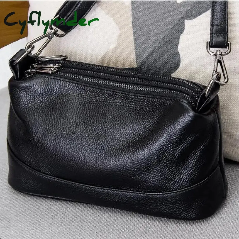 Cyflymder Genuine Leather Shoulder Bag Women's Luxury Handbags Fashion Crossbody Bags for Women Female Totes