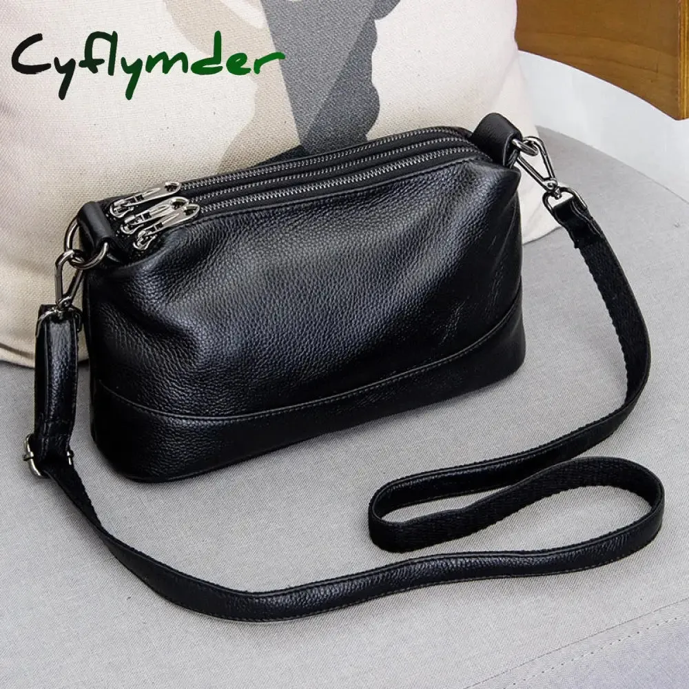 Cyflymder Genuine Leather Shoulder Bag Women's Luxury Handbags Fashion Crossbody Bags for Women Female Totes