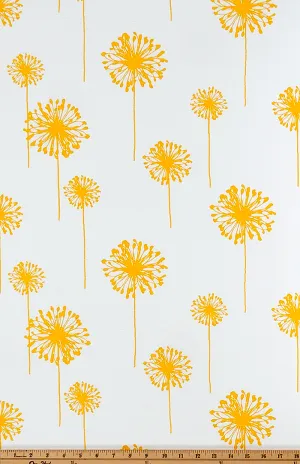 Dandelion White Corn Yellow Slub Fabric By Premier Prints