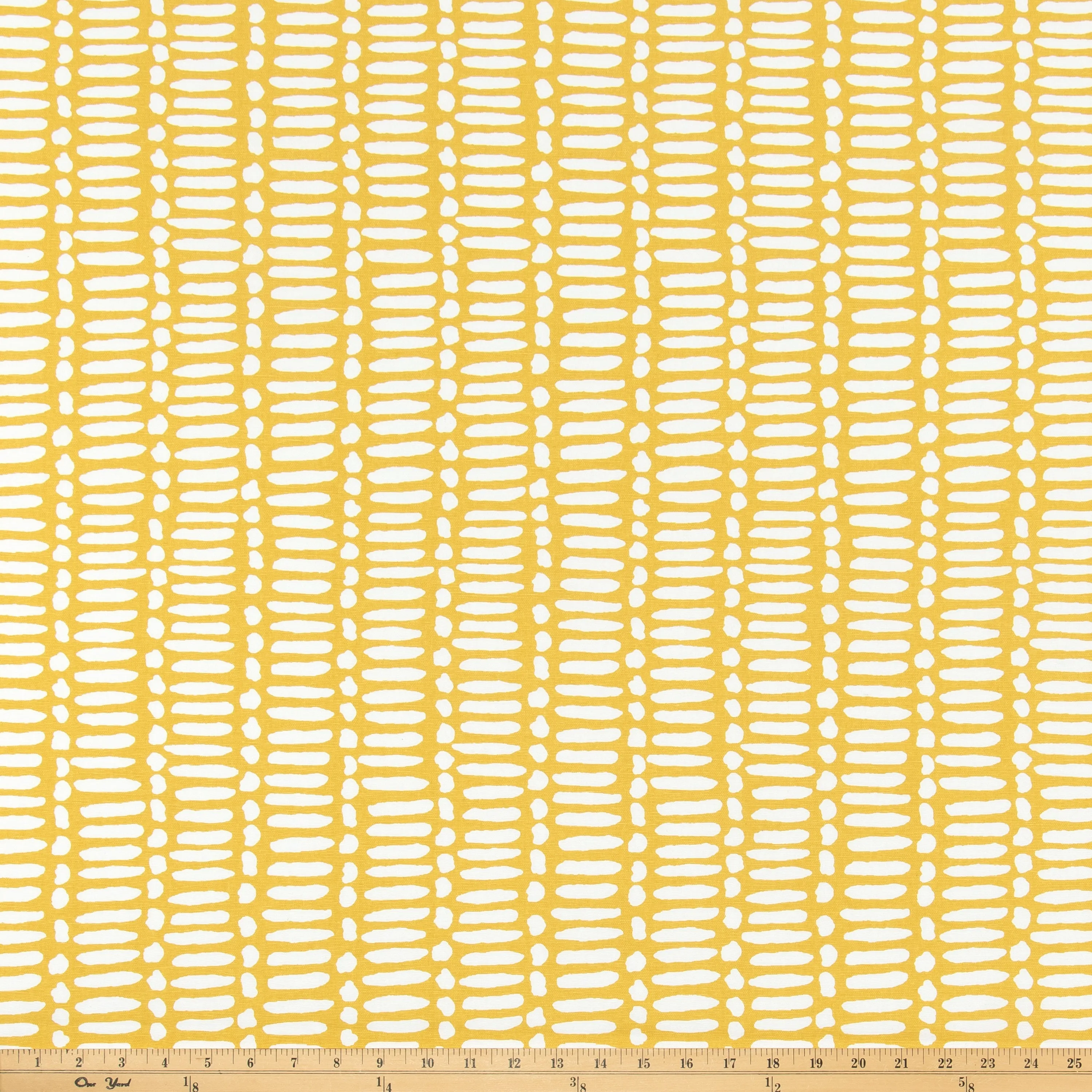 Deja Spice Yellow Fabric By Premier Prints