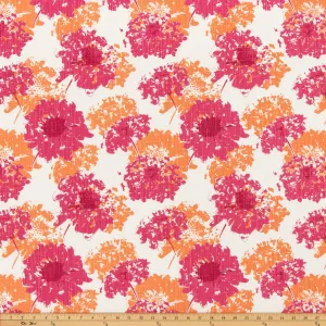 Fairy Flamingo Slub Canvas Fabric By Premier Prints