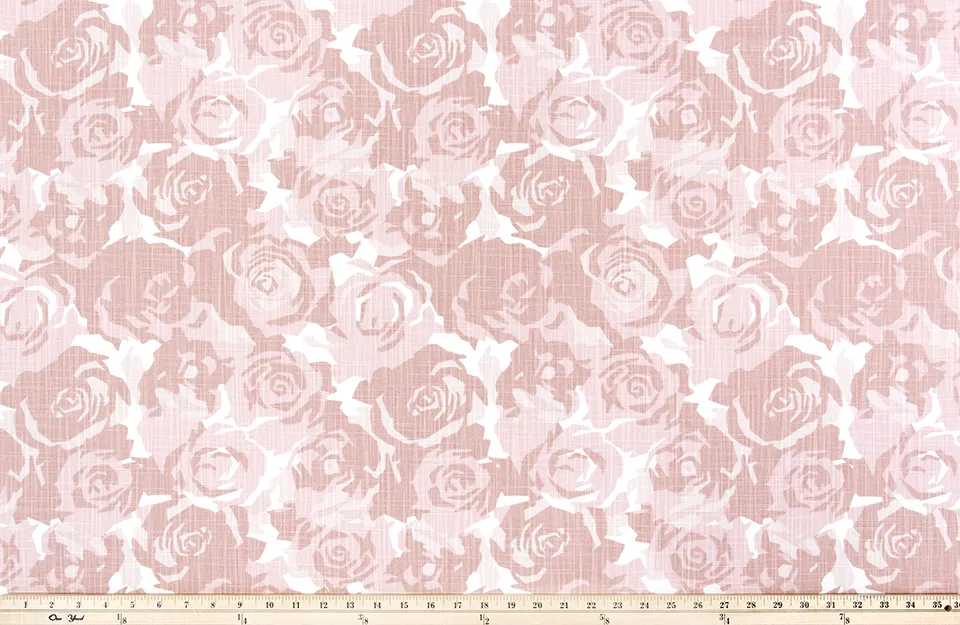 Farrah Blush Slub Canvas Fabric By Premier Prints