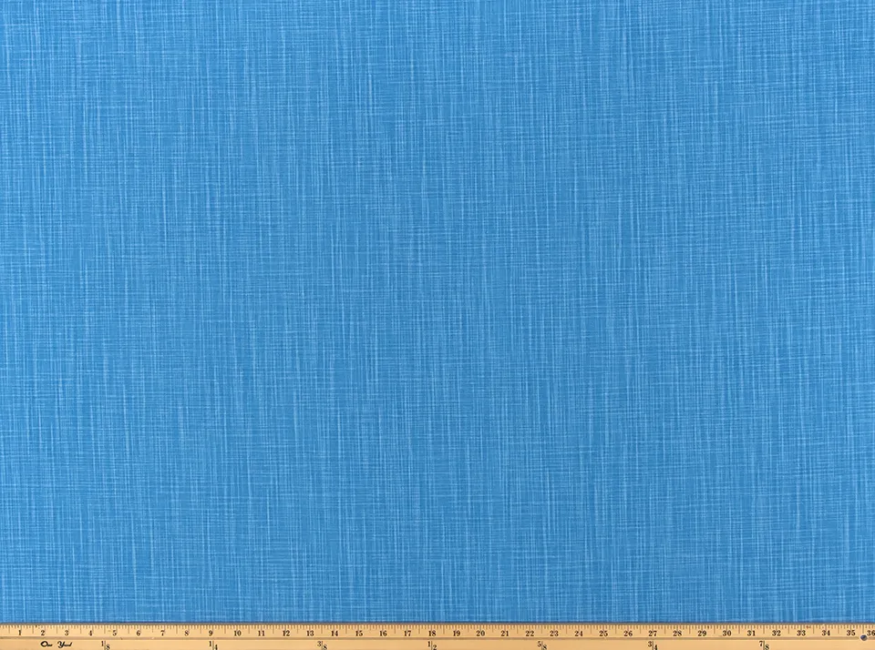 Faulkner Courtyard Blue Slub Canvas Fabric By Premier Prints