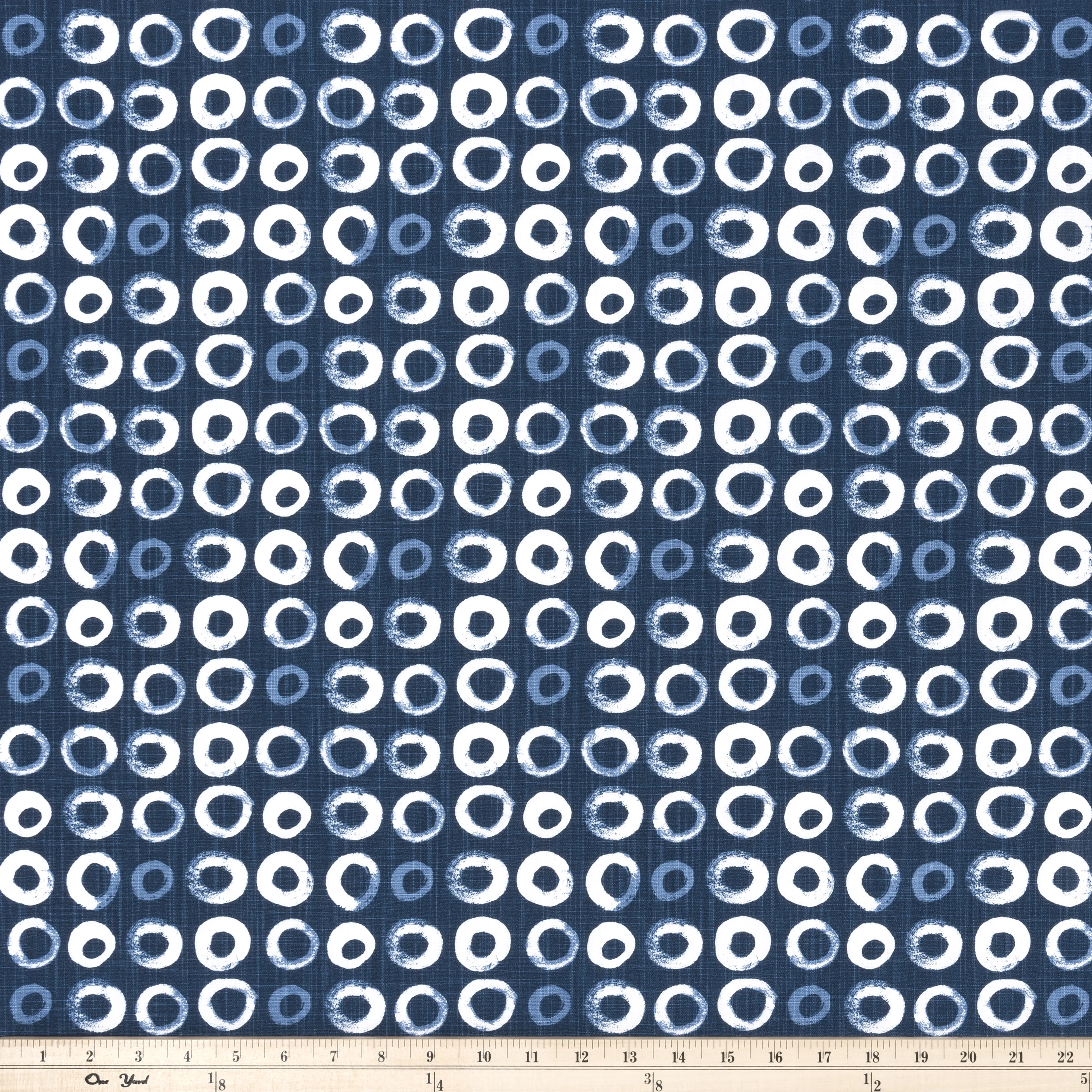 Focus Italian Denim Slub Canvas Fabric By Premier Prints