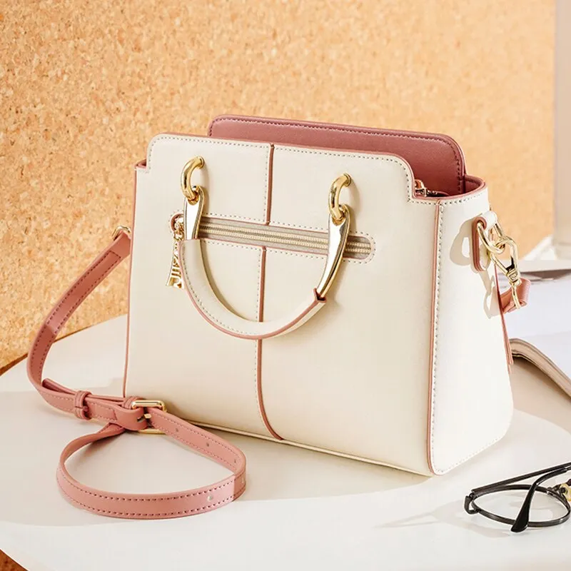 FOXER 2021 Women Fashion Cow Leather Handbag Top Handle Purse Commute Crossbody Bag Elegant Ladies Shoulder Bag Female Totes