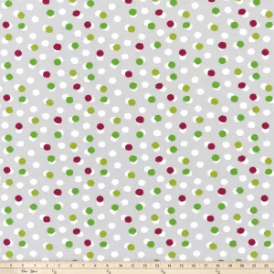 Free Dots Chartreuse Lipstick Fabric By Premier Prints