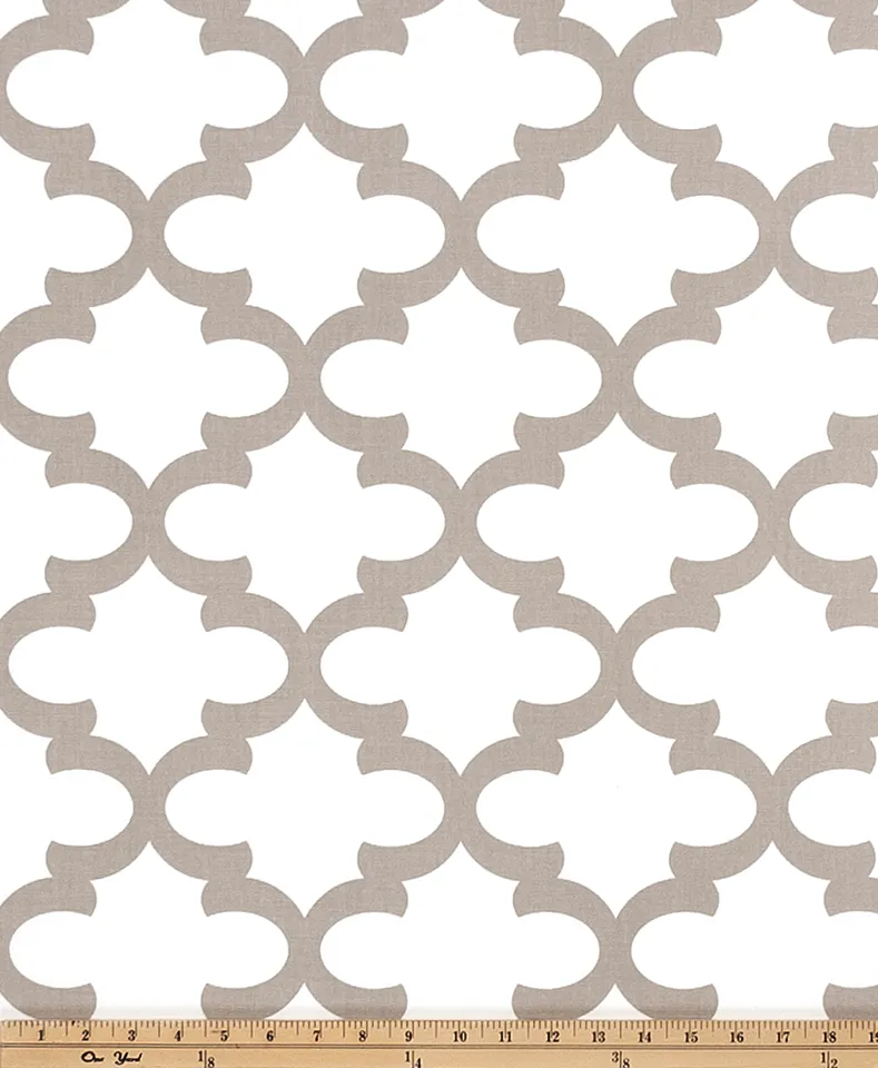 Fynn White Ecru Fabric By Premier Prints