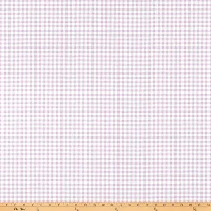Gingham Orchid 7oz Cotton Fabric By Premier Prints
