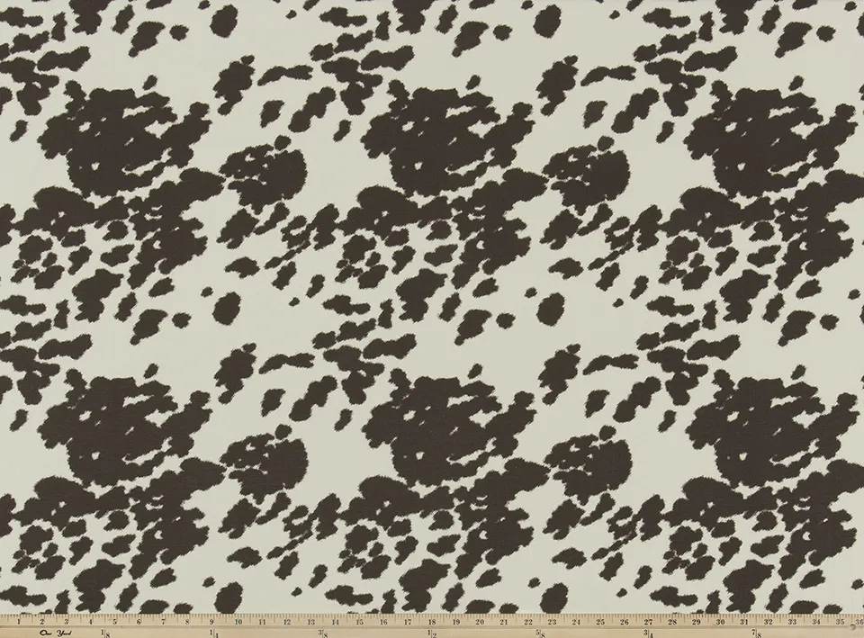 Hide Mocha Macon Fabric By Premier Prints